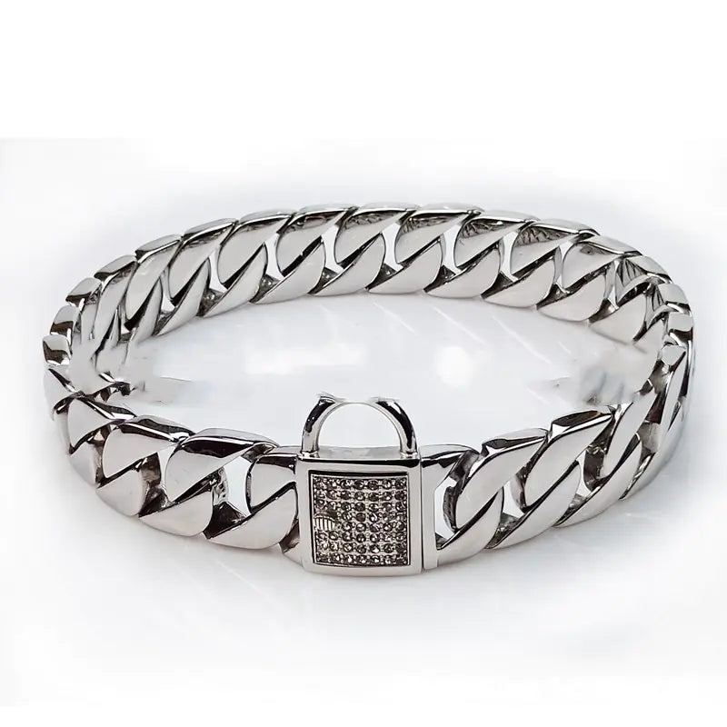 Stainless Steel Pet Chain Dog Collar