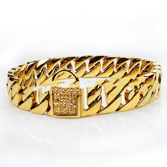 Stainless Steel Pet Chain Dog Collar